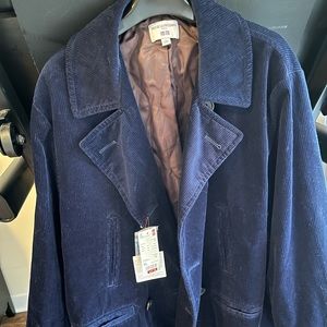 Ines De La Fressange x Uniqlo Corduroy Pea Coat